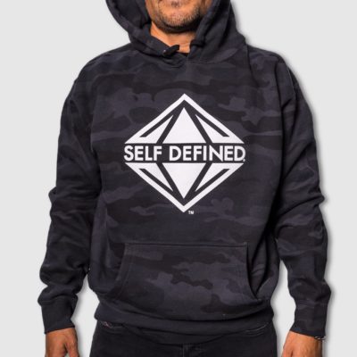 Self Defined Original Hoodie - Black Camo